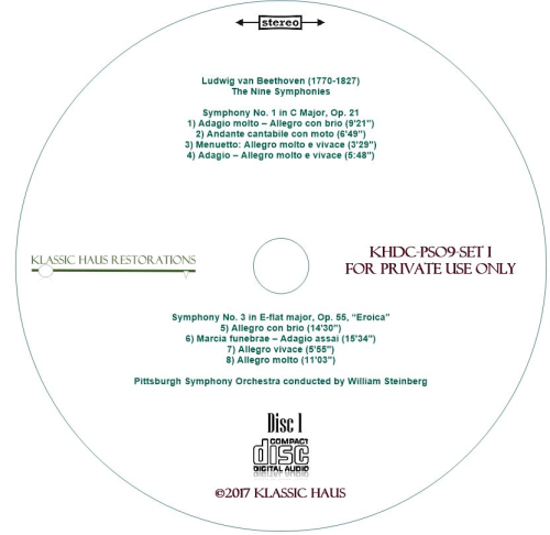 Beethoven: 9 Symphonies Set I: Symphonies Nos. 1-2-3-5 - PSO/Steinberg - Additional View 2