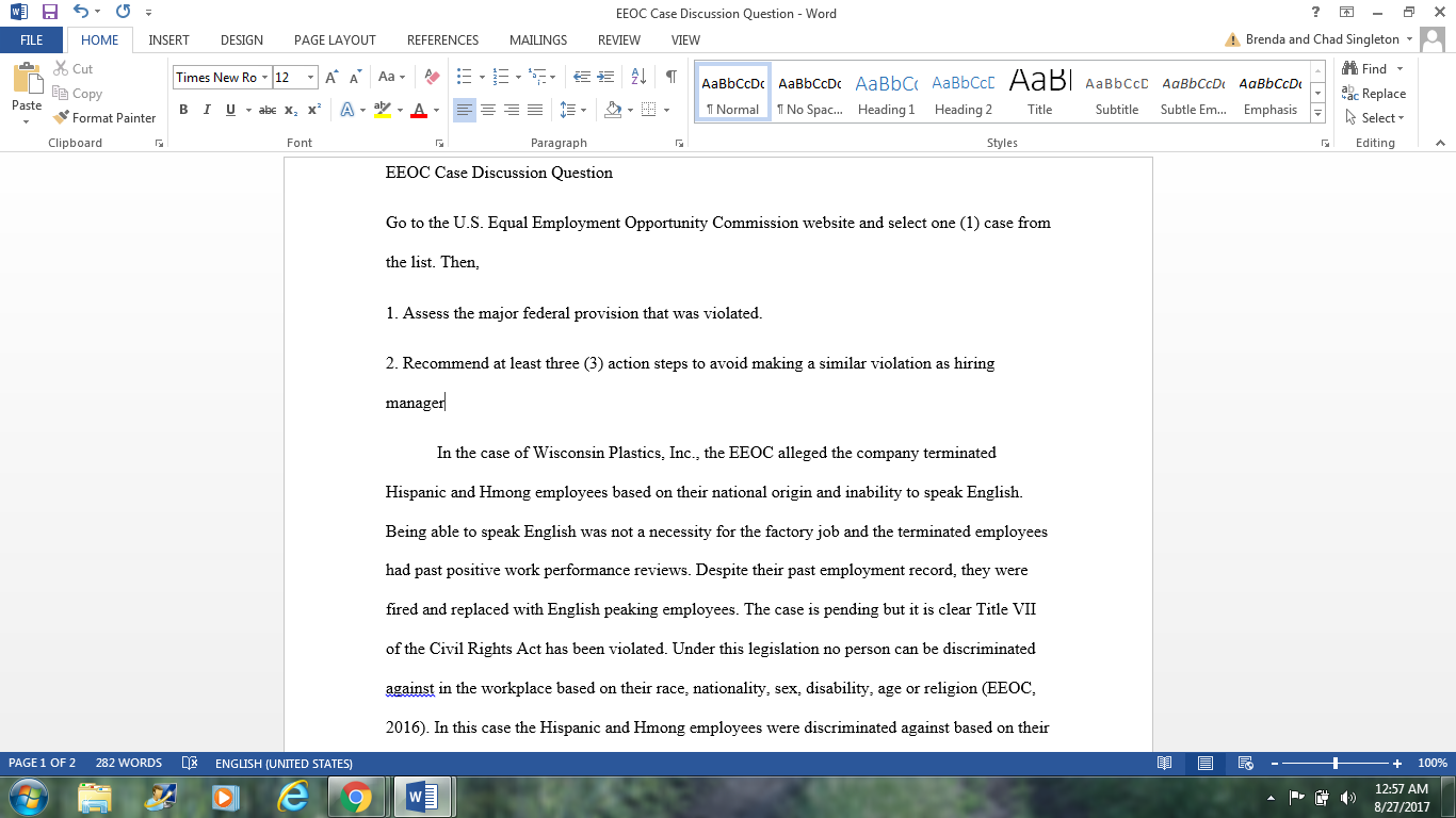 Blank eeo form image