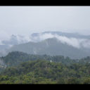 clouds with mountains