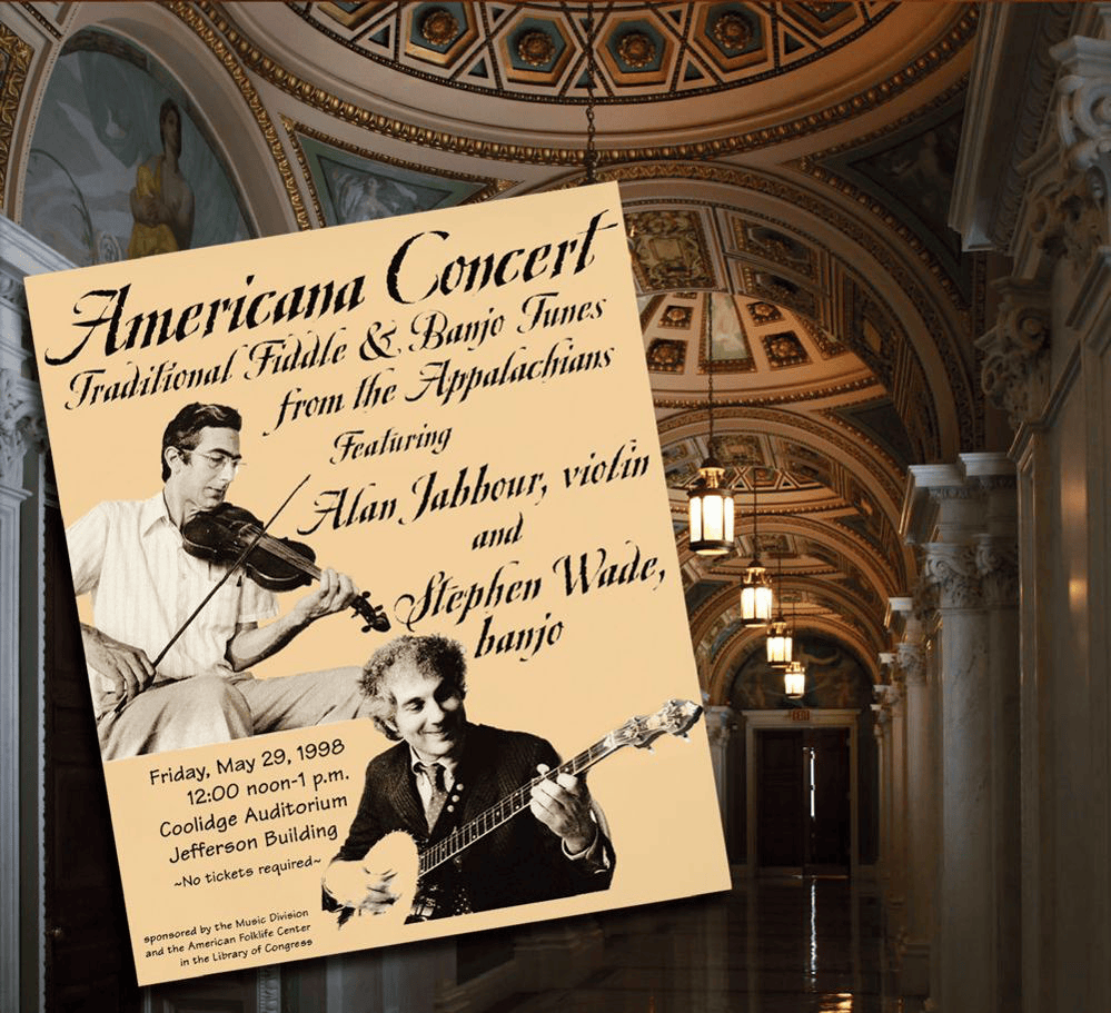 Patuxent CD-308  Alan Jabbour & Stephen Wade at the Library of Congress  "Americana Concert" - Digital Download