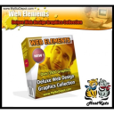 Web Elements Deluxe Web Design Graphics... | Instant Download