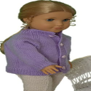 DollKnittingPatterns - 2017 Christmas Greeting  - VILDE skirt og SOPHIA pants-(English) - Digital Download