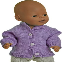 DollKnittingPatterns - 2017D Weihnachtsgruss - Ein einfacher Cardigan-(Deutsch) - Digital Download