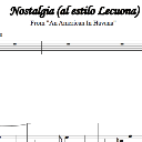 Nostalgia Sheet Music (from an American in Havana) - Digital Download