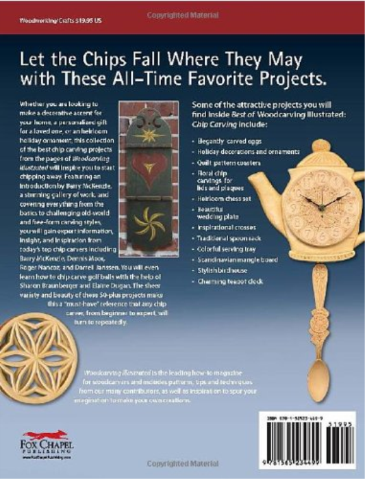 Chip Carving (Best of WCI): Expert Techniques and 50 All-Time Favorite Projects (The Best of Woodcarving Illustrated) - Additional View 1