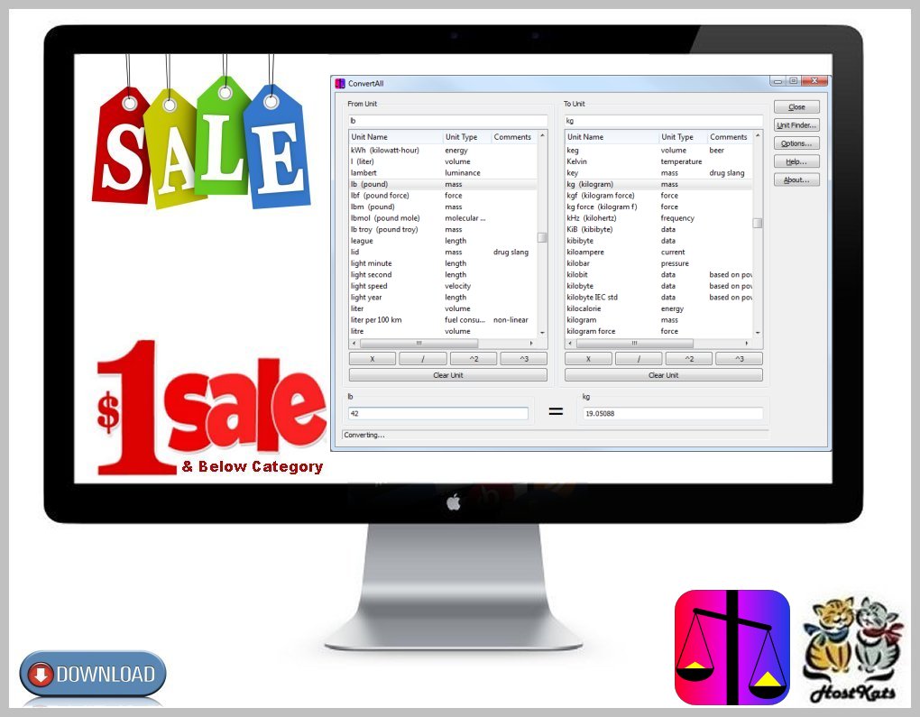 ConvertAll Portable * Unit Converter Software Utilities