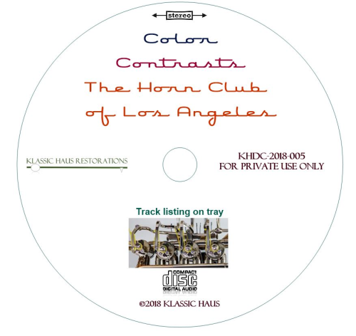 Color Contrasts - The Horn Club of Los Angeles - Additional View 3