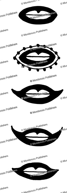 Mouth and lip tattoo patter for Ainu woman, 1880 | Photos and Images ...