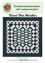 retreat three medallion pieced quilt pattern
