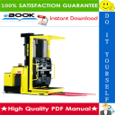 hyster r30xmf3 (a169) order picker parts manual