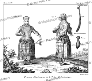 Mordvin Erzya people in traditional costume, Mordovia, Simon Pallas ...