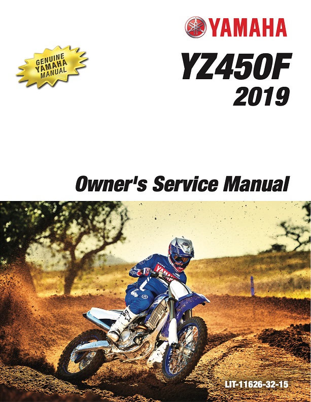 YAMAHA MOTORCYCLE YZ450F 2019 Workshop & Repair manual | Documents and