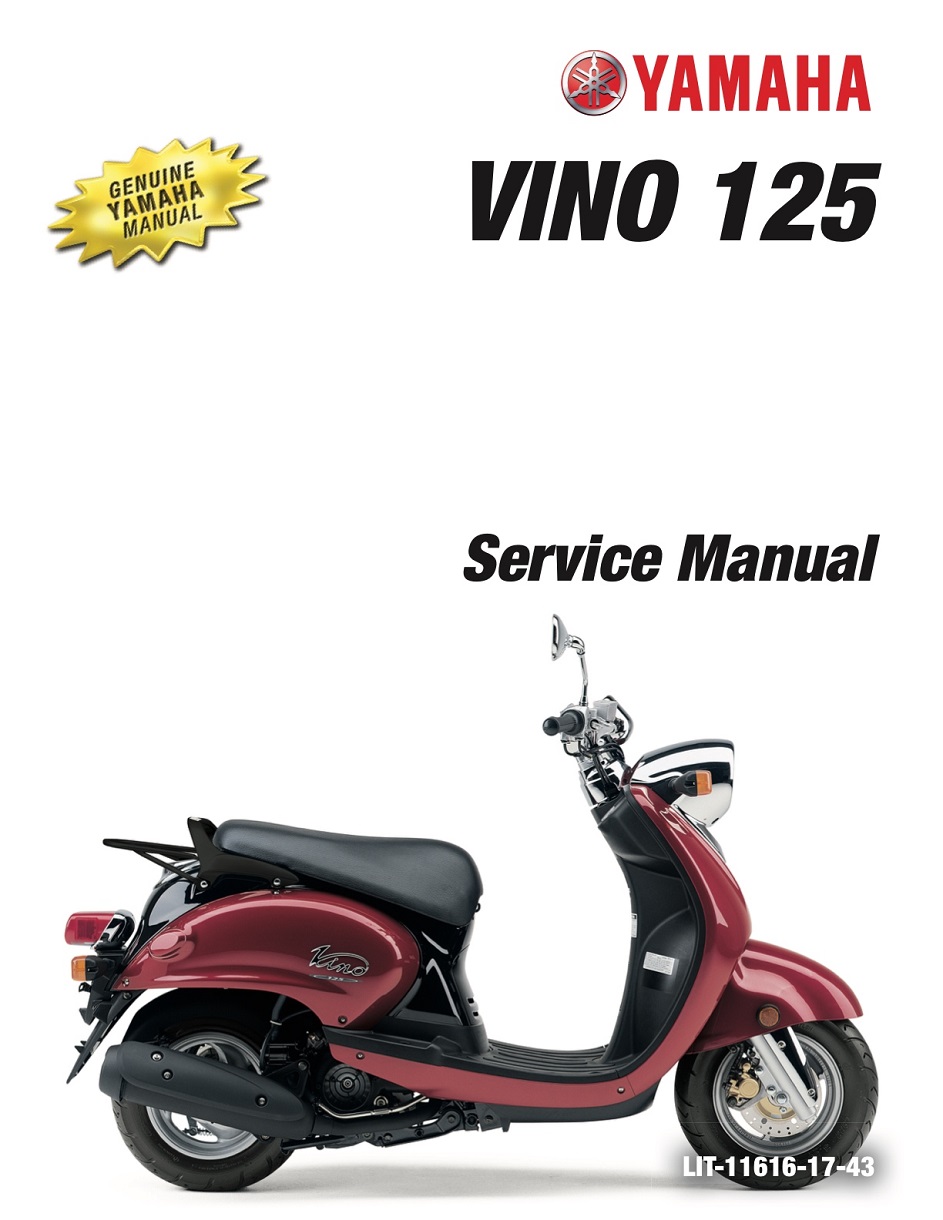 YAMAHA SCOOTER VINO 125 2009 & Repair manual Documents and