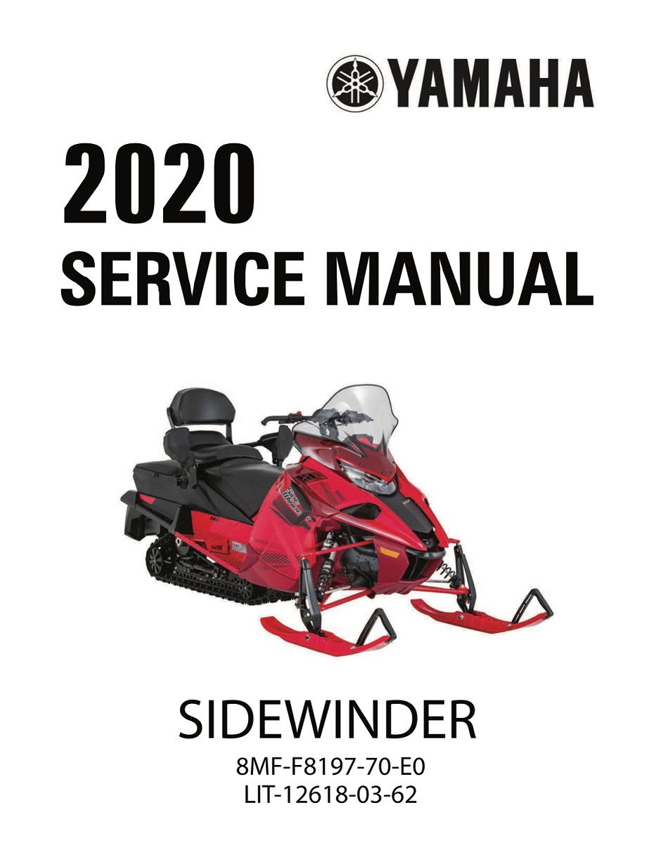 YAMAHA SNOWMOBILE SIDEWINDER & Repair manual Documents and