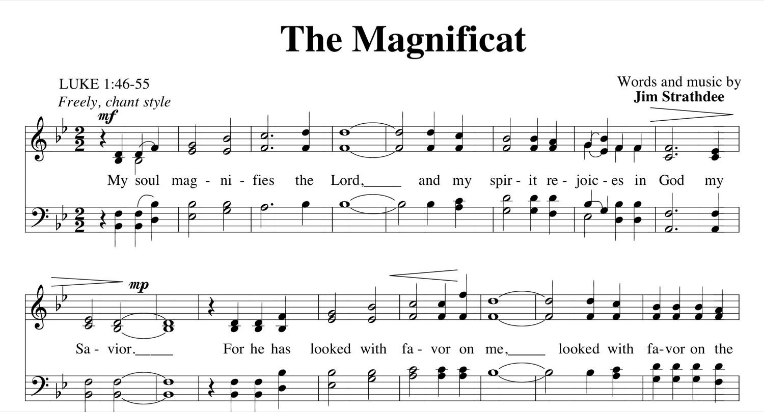 The Magnificat ~ Choral Anthem S.A.T.B. - Digital Download