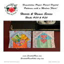 Home Blocks 29 & 30 - Hearts & Homes Series Foundation Paper Pieced (FPP) block pattern - Digital Download