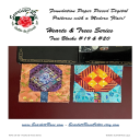 Tree Blocks 19 and 20 Foundation Paper Pieced FPP Digital Pattern - Hearts & Trees Series - Digital Download