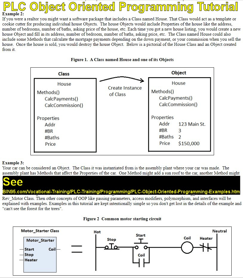 PLC OOP Programming Examples Download - Digital Download