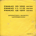 FANUC 10M, 11M, 12M, 10T, 11T, 12T Operator's Manual (Appendixes) - Parameter & Alarms list B-54810E/01 - Digital Download