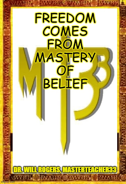 Freedom Comes From Mastery Of Belief - Digital Download