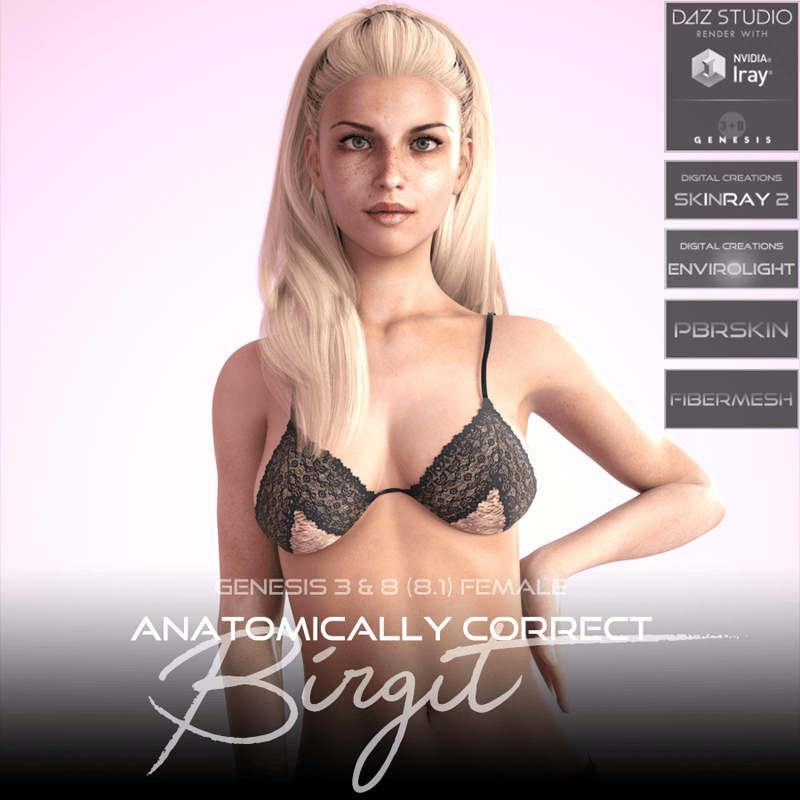 anatomically correct: birgit for genesis 3 and genesis 8 female (8.1)