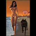 A Girl and her Dog - Digital Download