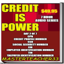 CREDIT IS POWER DAY 2 OF 7 = What is CPN; EIN; TIN; SSN - Digital Download