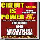 CREDIT IS POWER DAY 3 OF 7 = Income and Employment Verification - Digital Download