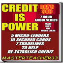 CREDIT IS POWER DAY 5 OF 7 = Trade Lines and Micro-Loans - Digital Download