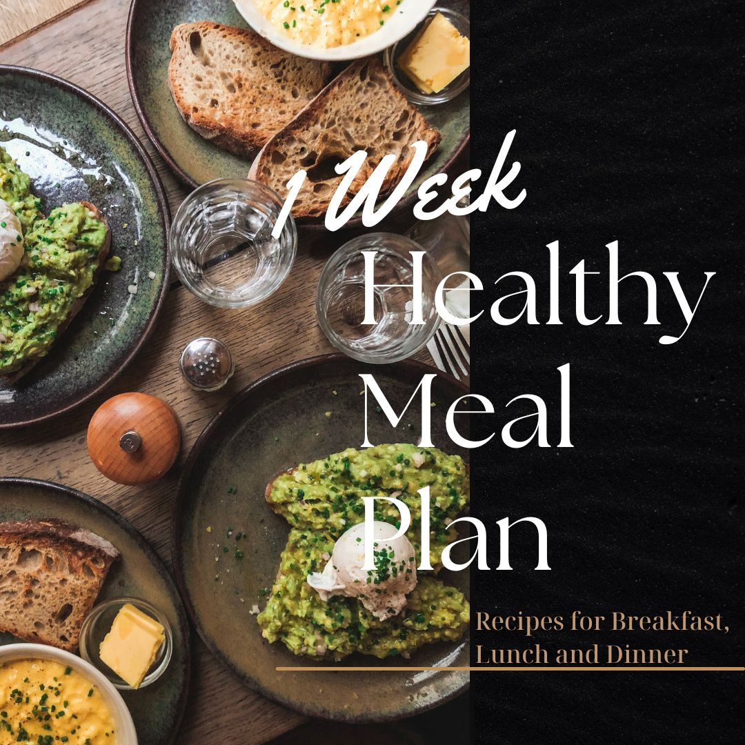 1 Week Healthy Food Plan Documents and Forms Presentations