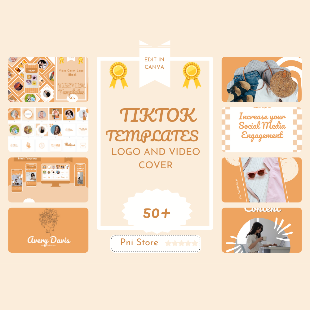 50++ Video Covers Tiktok Template Logo Tiktok Canva Template