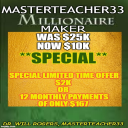 MASTERTEACHER33 MILLIONAIRE MAKER PROGRAM = 360 One Audio Plus 12 Modules - Digital Download
