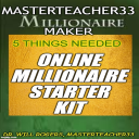 MILLIONAIRE MAKER STARTER KIT = 5 Things to Become a Online Millionaire & The Key to Knowledge - Digital Download