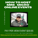 How to Become a Millionaire Doing Daily Mini/Macro Audio/Video Online Events - Digital Download