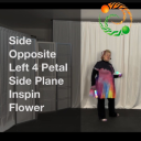 side opposite left 4 petal side plane inspin poi flower lesson
