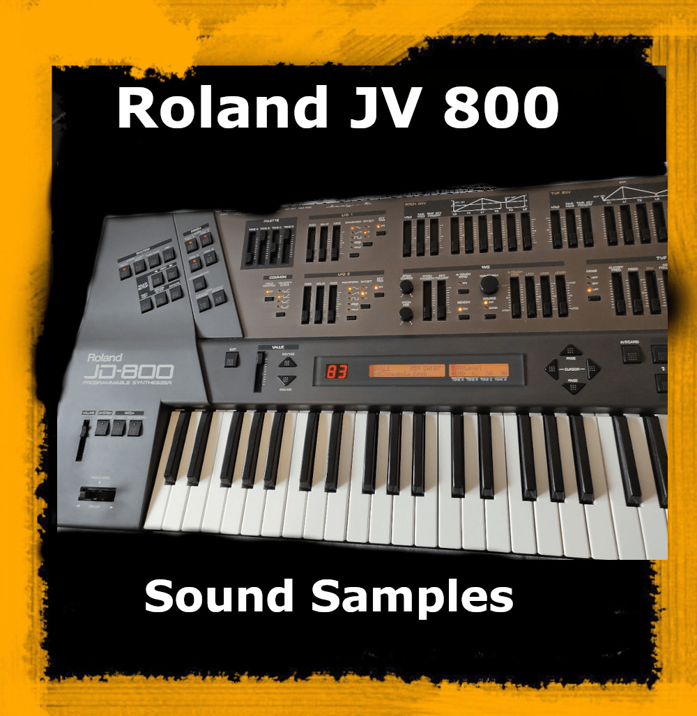 Roland JD 800 Sound Library- Wav - Digital Download