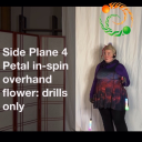 Drills for Overhand 4 Petal Side Plane Inspin Poi Flower - Digital Download