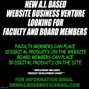 JOIN Dr. Will Rogers,MASTERTEACHER33 New Website Venture - Digital Download