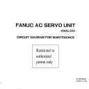 FANUC A06B-6050-Hxxx AC Servo Unit (ANALOG) 1, 2, 3 Axis Drive Schematic Circuit Diagram - Digital Download