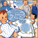 CircleDress-6-7-inchBaby Doll-Clothing-Pattern - Digital Download