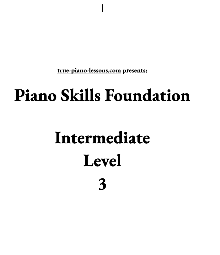 PSF Intermediate Level 3 - Digital Download