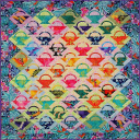 Hawaiian Rainbow Baskets Quilt Pattern - Digital Download