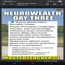 Neurowealth = DAY 3 OF 30 = 30 Day Peak Performance Training System = YOUR OWN PERSONAL NUMBER-WORD-COLOR EPIGENETIC Activation Code = Book & Audio - Digital Download