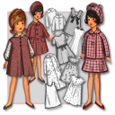 Penny Brite 9355 8 TAM inch doll clothing pattern - Digital Download