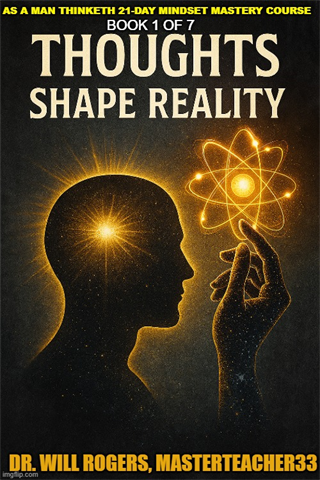 As a Man thinketh = How to Think = Module One Book 1of7 = THOUGHTS SHAPE REALITY=James Allen Napolean Hill Wallace Wattles = Book & Audio - Digital Download