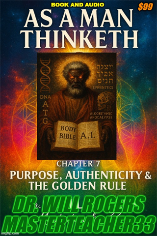 As a Man Thinketh = How to Think=MODULE 7- BOOK 7 of 7 = Purpose Authenticity Golden Rule - Digital Download