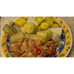Salmon & vegetables cooked - Digital Download