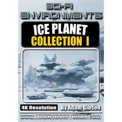 SCI-FI Environments- Ice Planet- Collection I (4K Version) - Digital Download