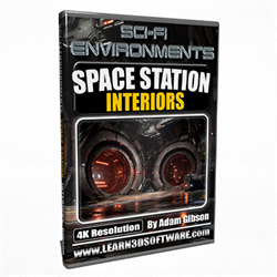 SCI-FI Environments- Space Station- Collection I (4K Version) - Digital Download