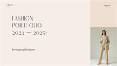 Fashion Portfolio Canva Template - Digital Download
